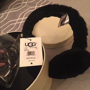 UGG Black Wired Earmuffs brand new with tags
